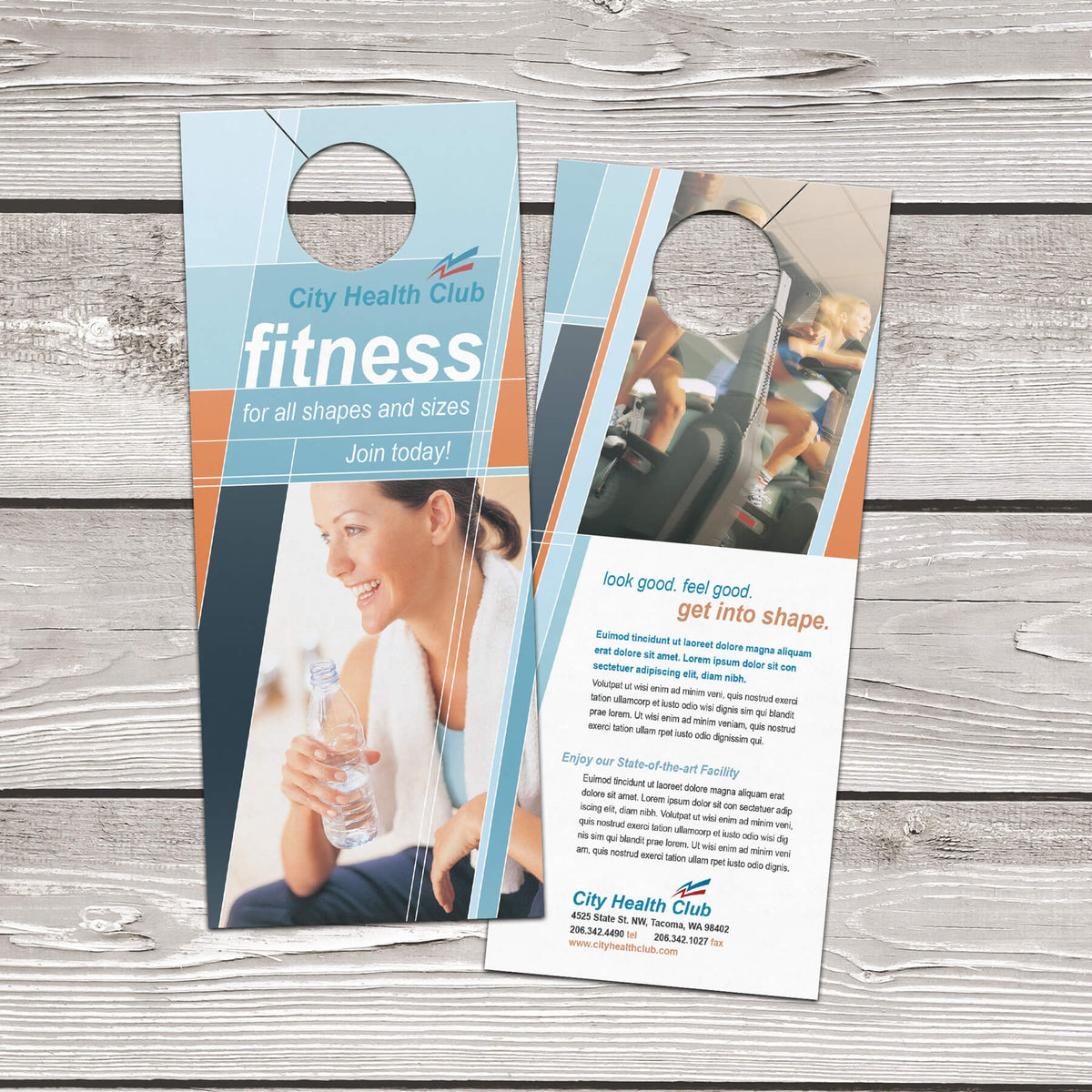 Uncoated Door Hangers 14pt