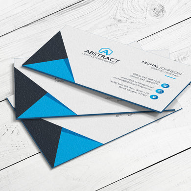 Business Card - 38pt. Triplex Ultra Cover with Blue Center Layer, Velvet Finish