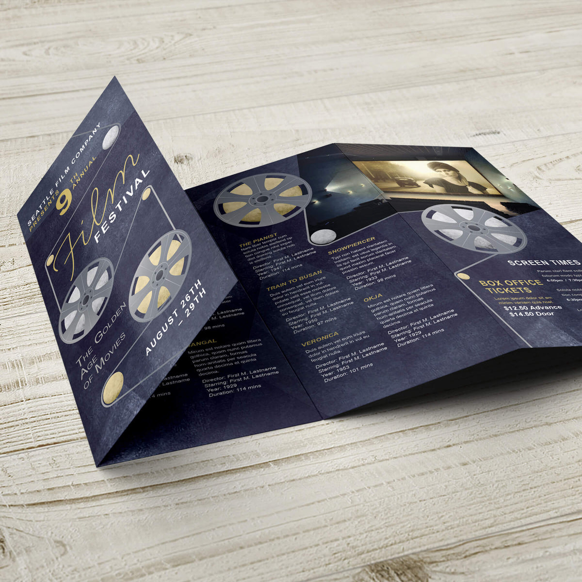 Rack Brochure - 70lb. Smooth Text, Uncoated - PrintSource360