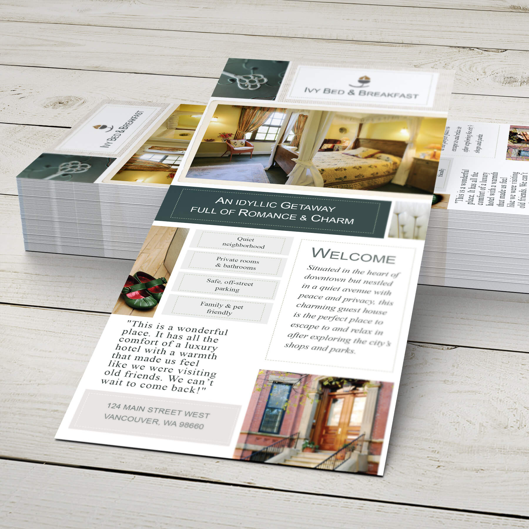Rack Card - 16pt. Matte Cover with Satin Aqueous Coating