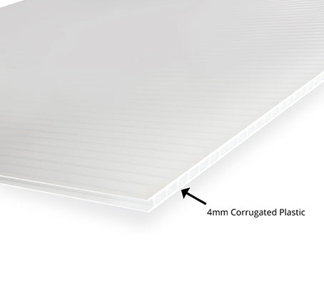 24 X 48 Corrugated Plastic Sheet 4 MM