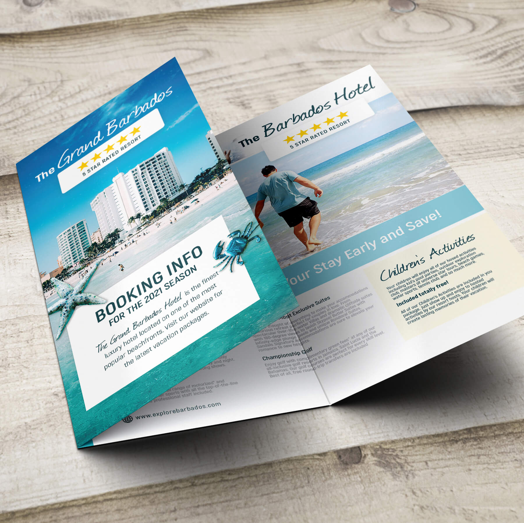 Brochure - 100lb. Matte Book with Gloss Aqueous Coating