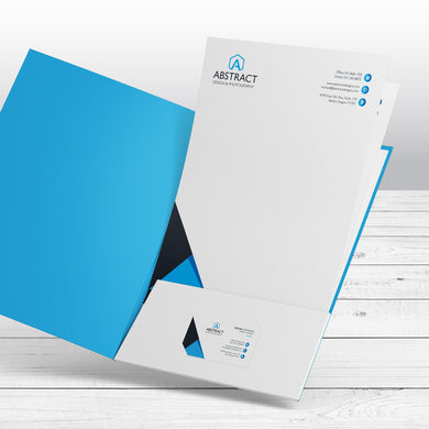 Presentation Folder - 14pt. Gloss Cover with High-Gloss UV Coating